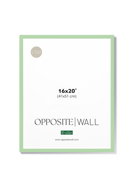 Mint Wood Frame, 16x20 in | 41x51 cm
