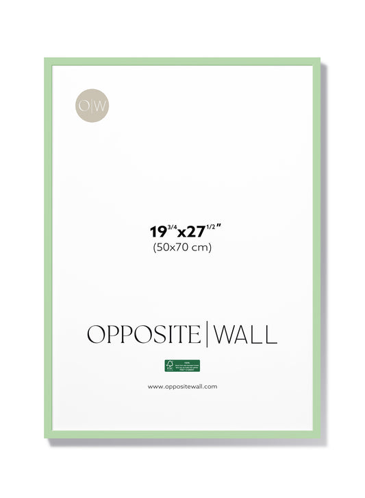 Mint Wood Frame, 19¾x27½ in | 50x70 cm