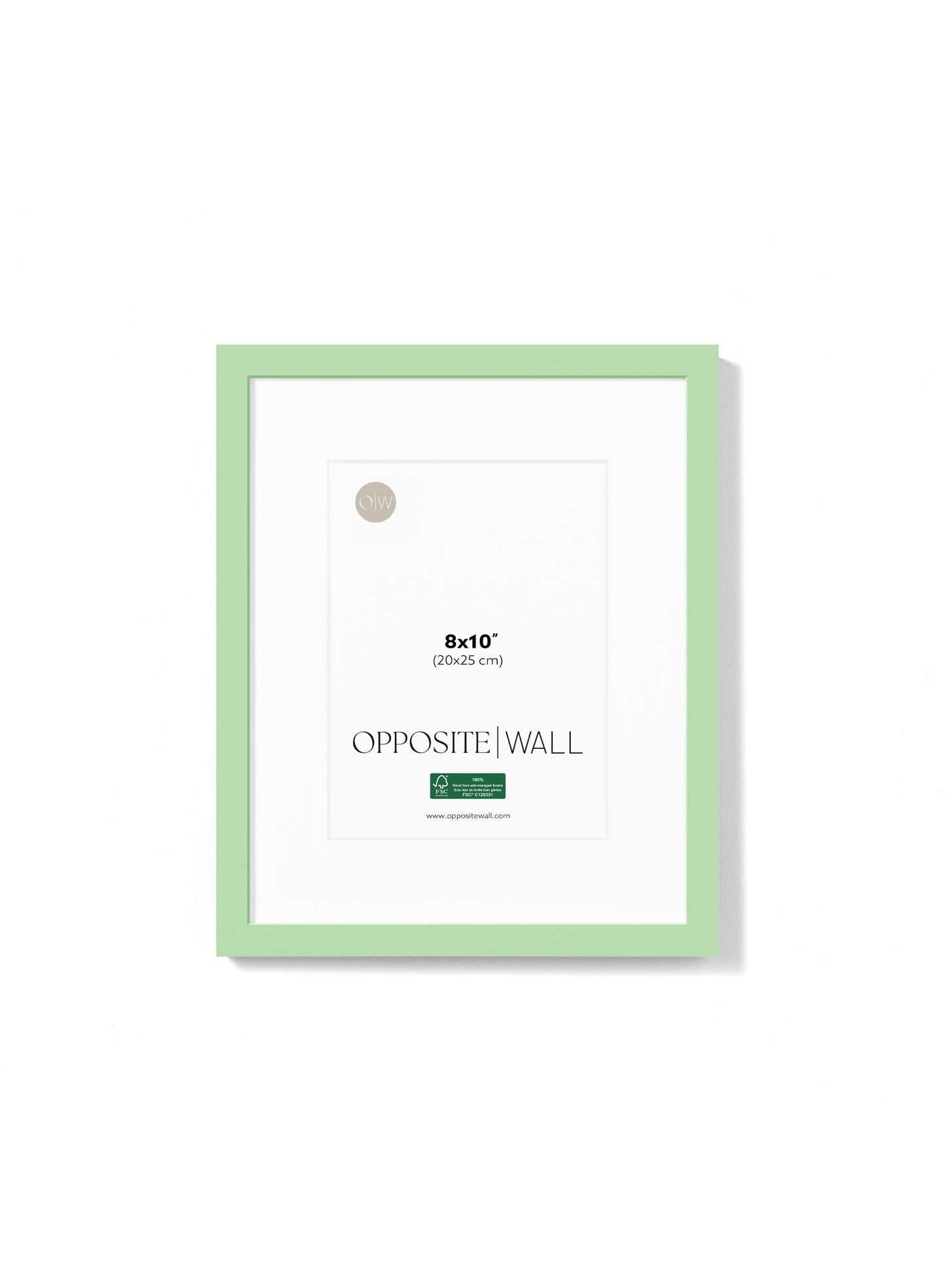 Mint Wood Frame, 8x10 in | 20x25 cm