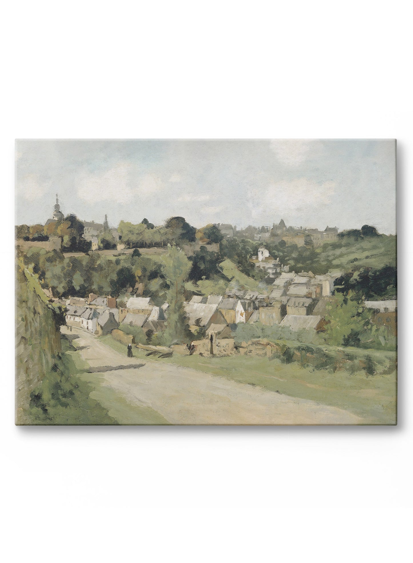 Walking to the Village, Canvas