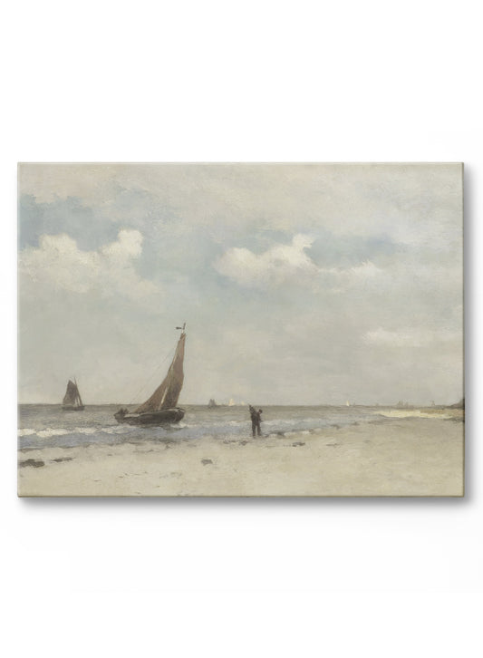 Beach Scene, Canvas