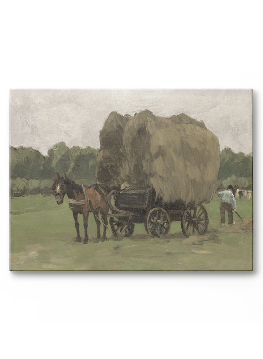 Hay Wagon, Canvas