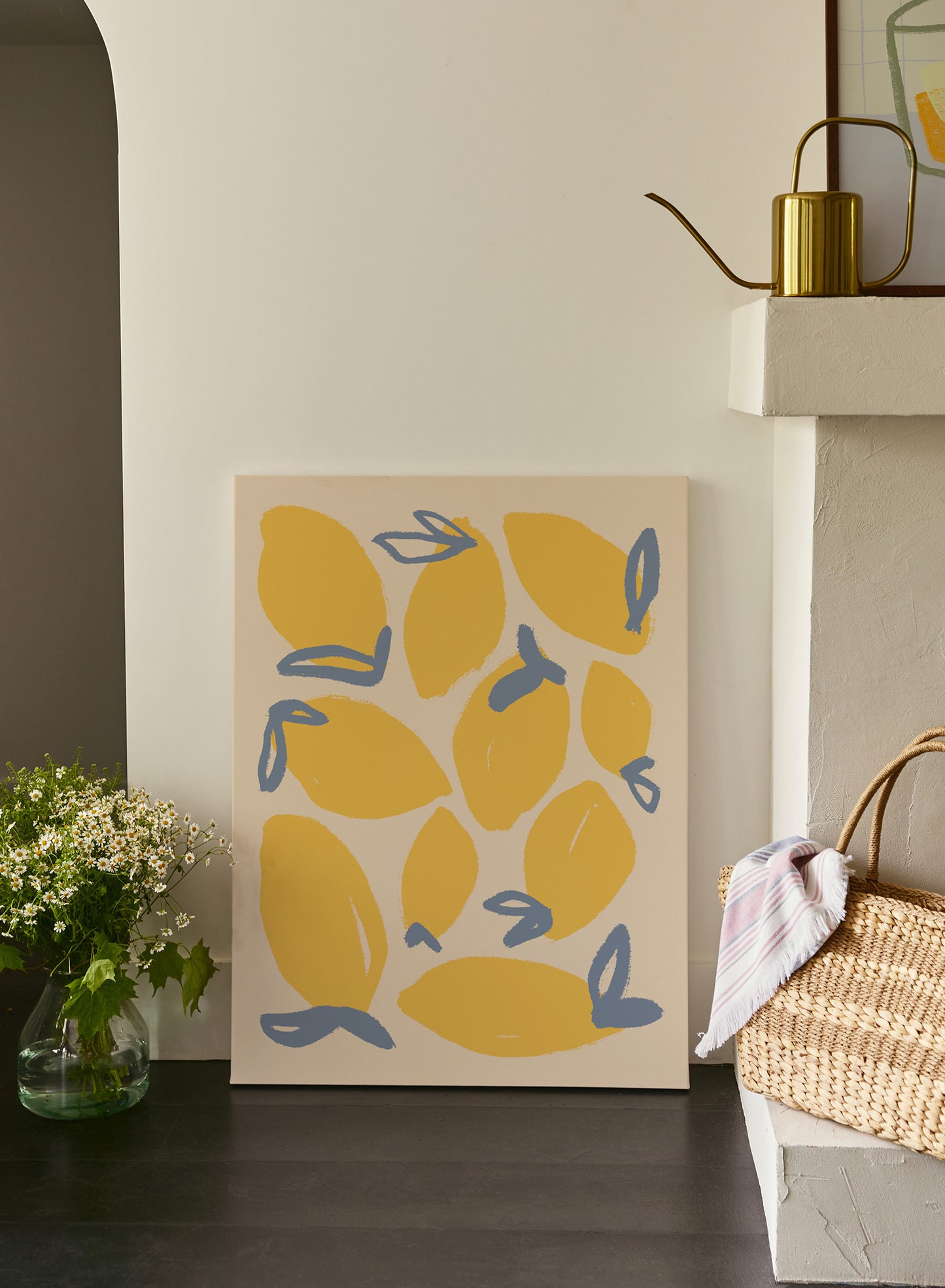 Lemon Burst, Canvas