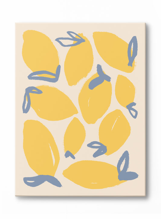 Lemon Burst, Canvas