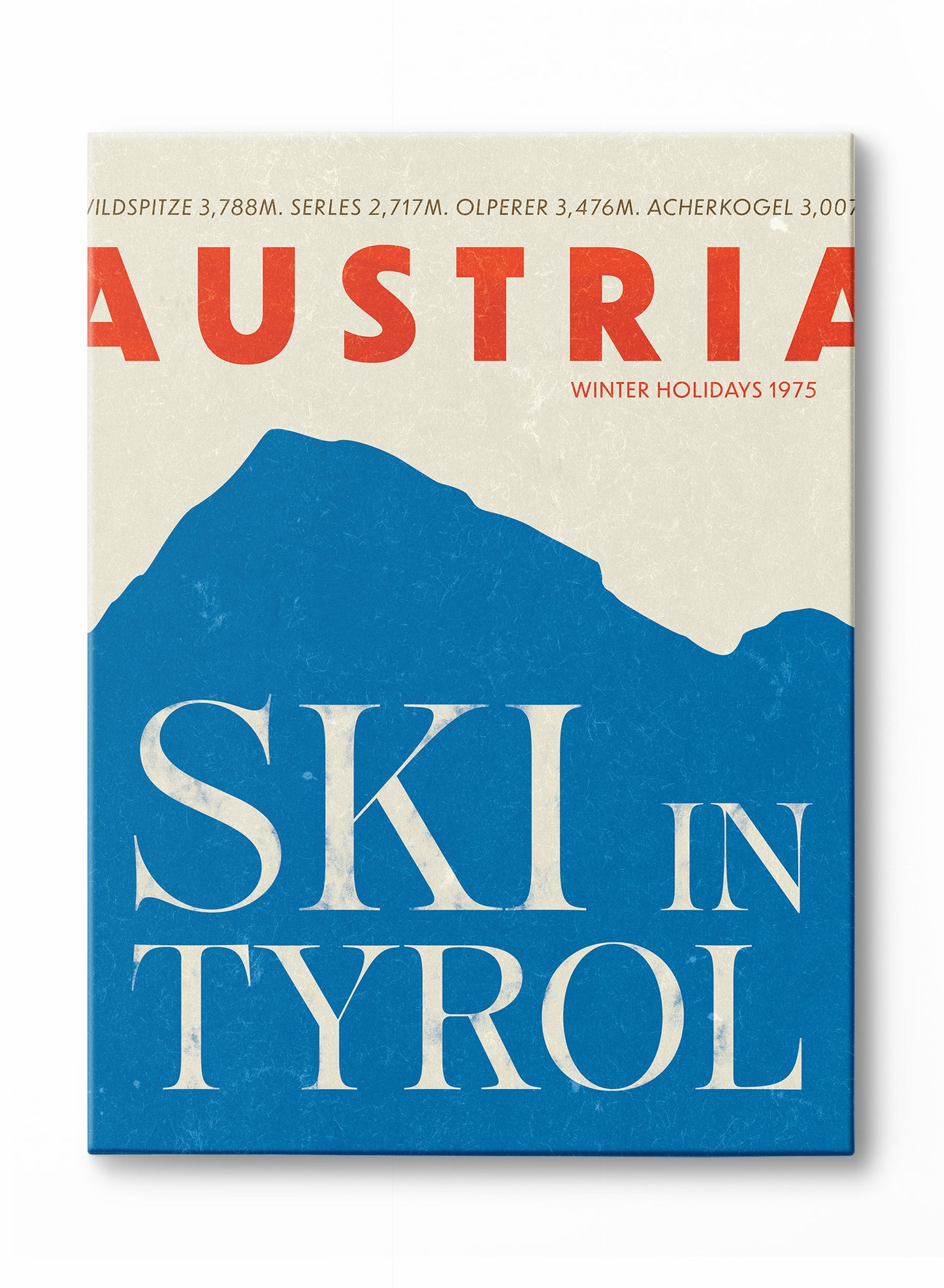 Ski in Tyrol, Canvas