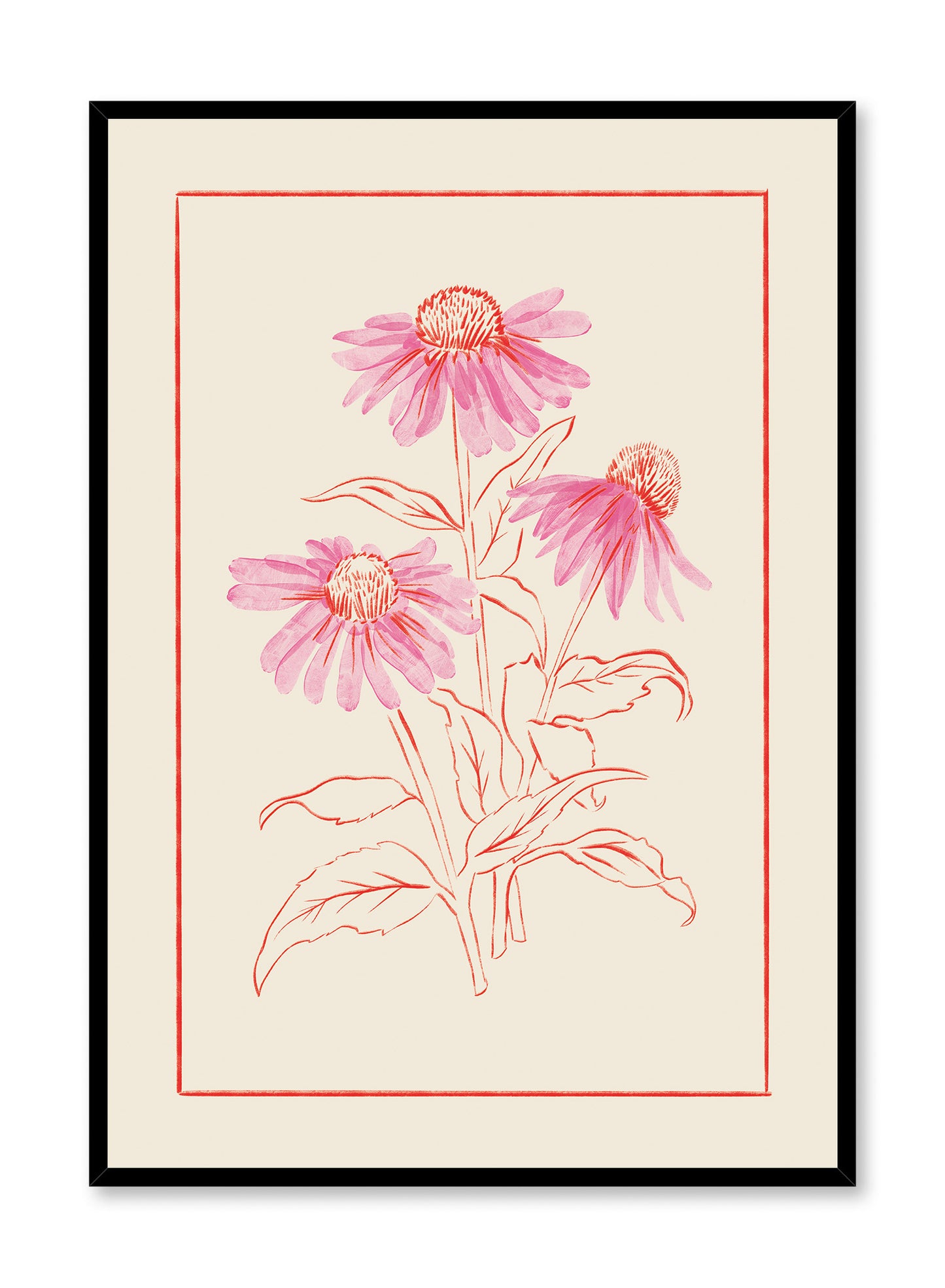 Lovely Coneflower, Poster