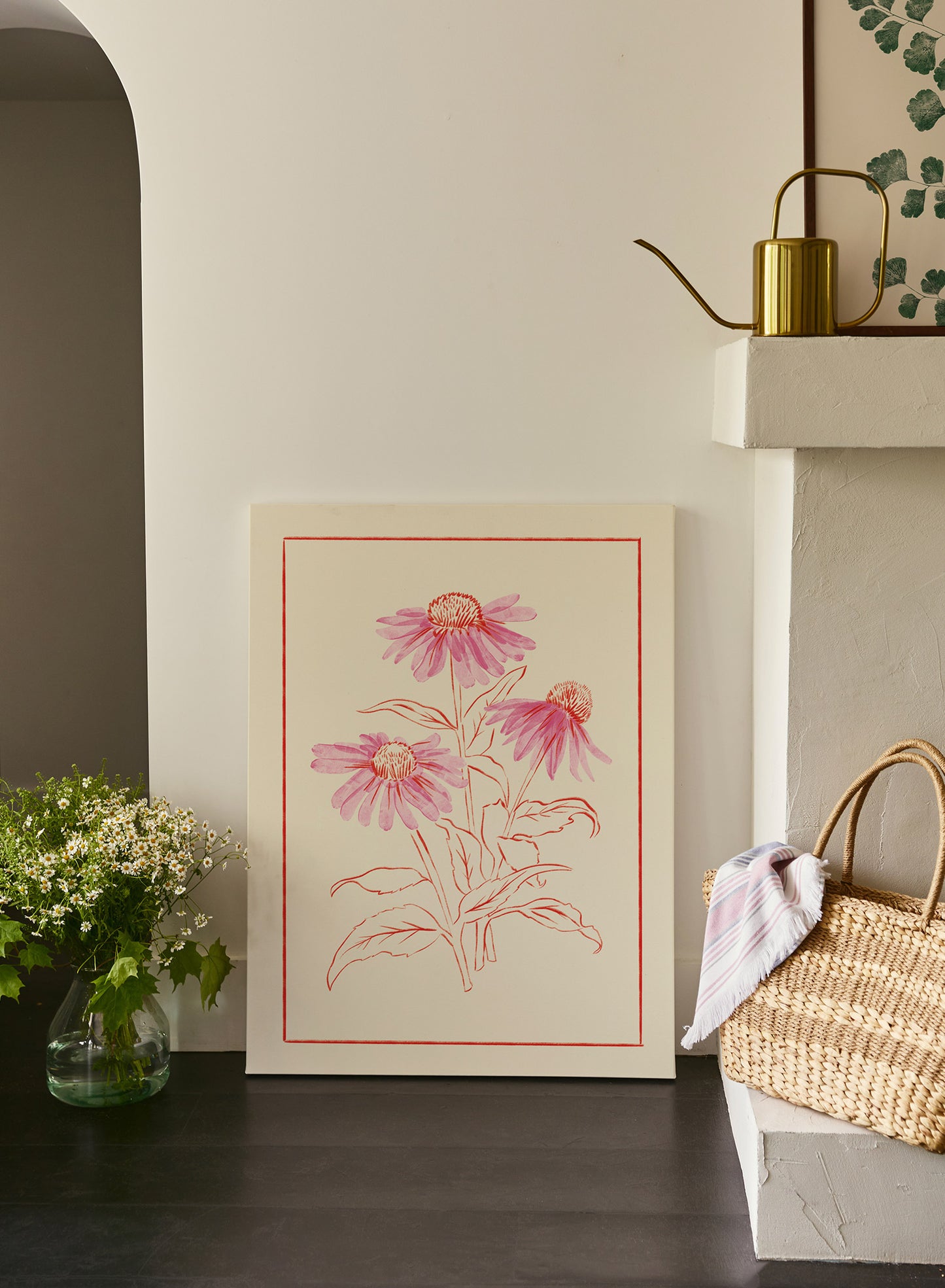 Lovely Coneflower, Canvas