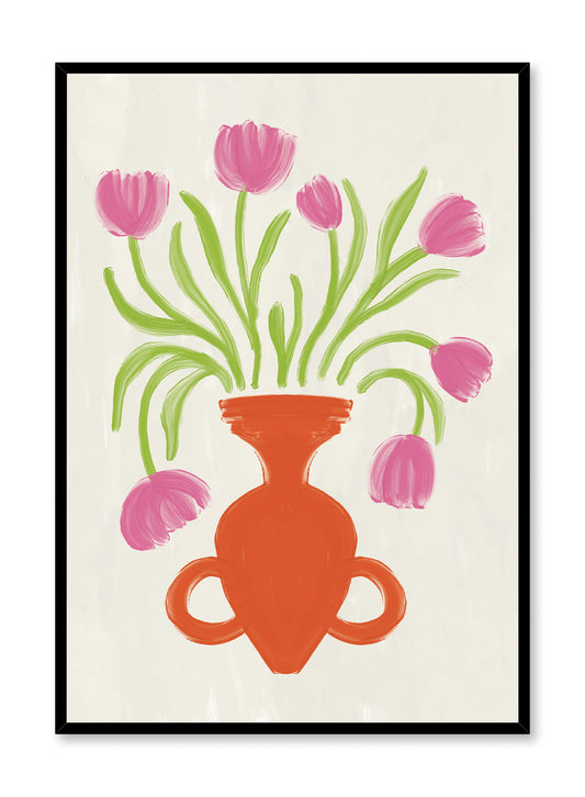 Garden Jewels in Pink, Poster