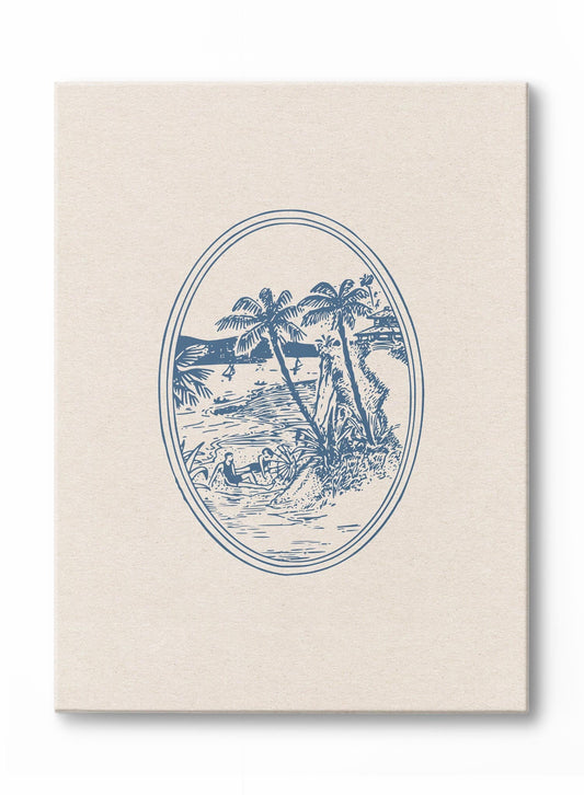 Tropical Vignette, Canvas