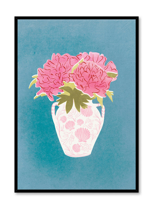 Shells & Peonies, Poster