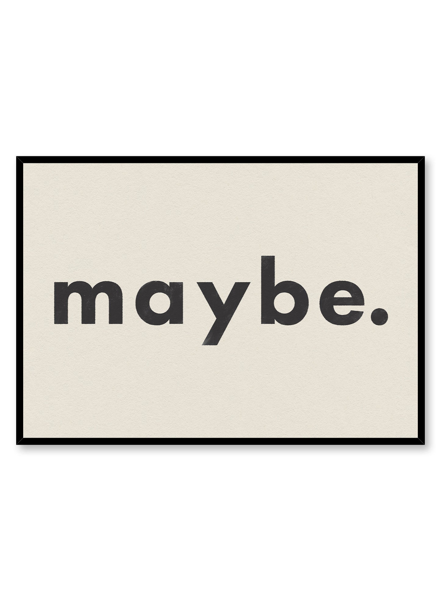 Maybe, Poster