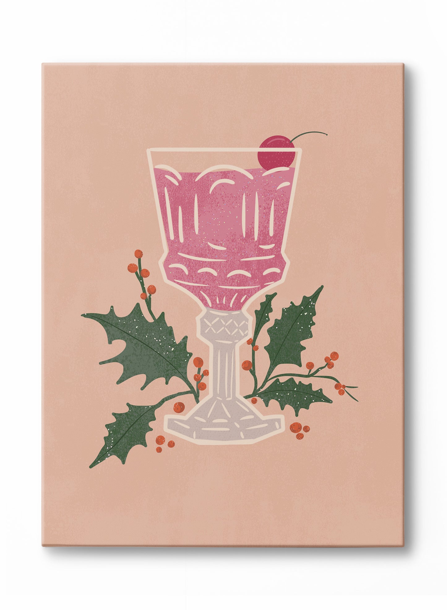 Sugar Plum Sips, Canvas