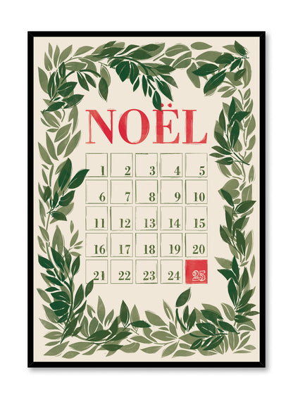 Christmas Countdown Calendar, Poster