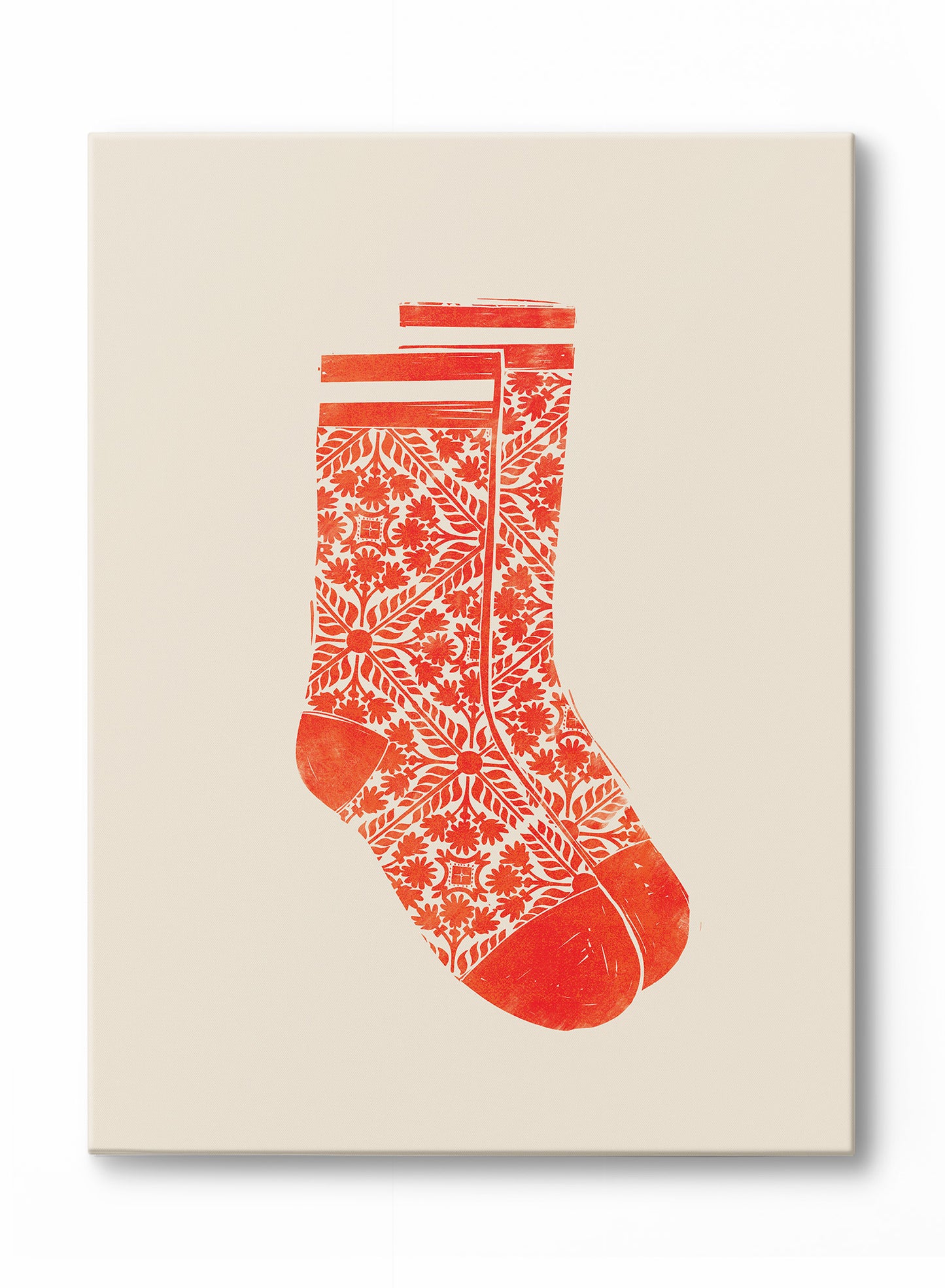 Seasonal Scandi Socks, Canvas