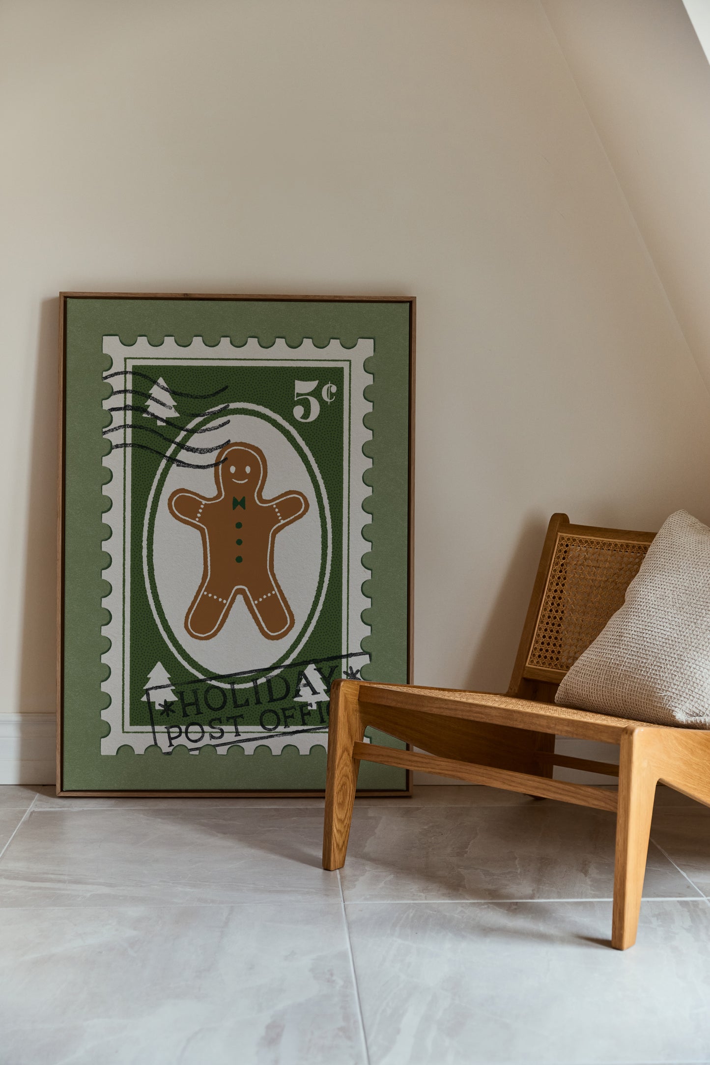 Gingerbread Post, Canvas