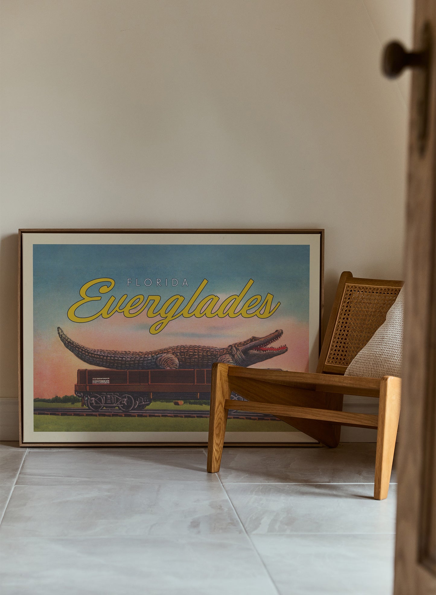 Later Alligator, Everglades, Poster