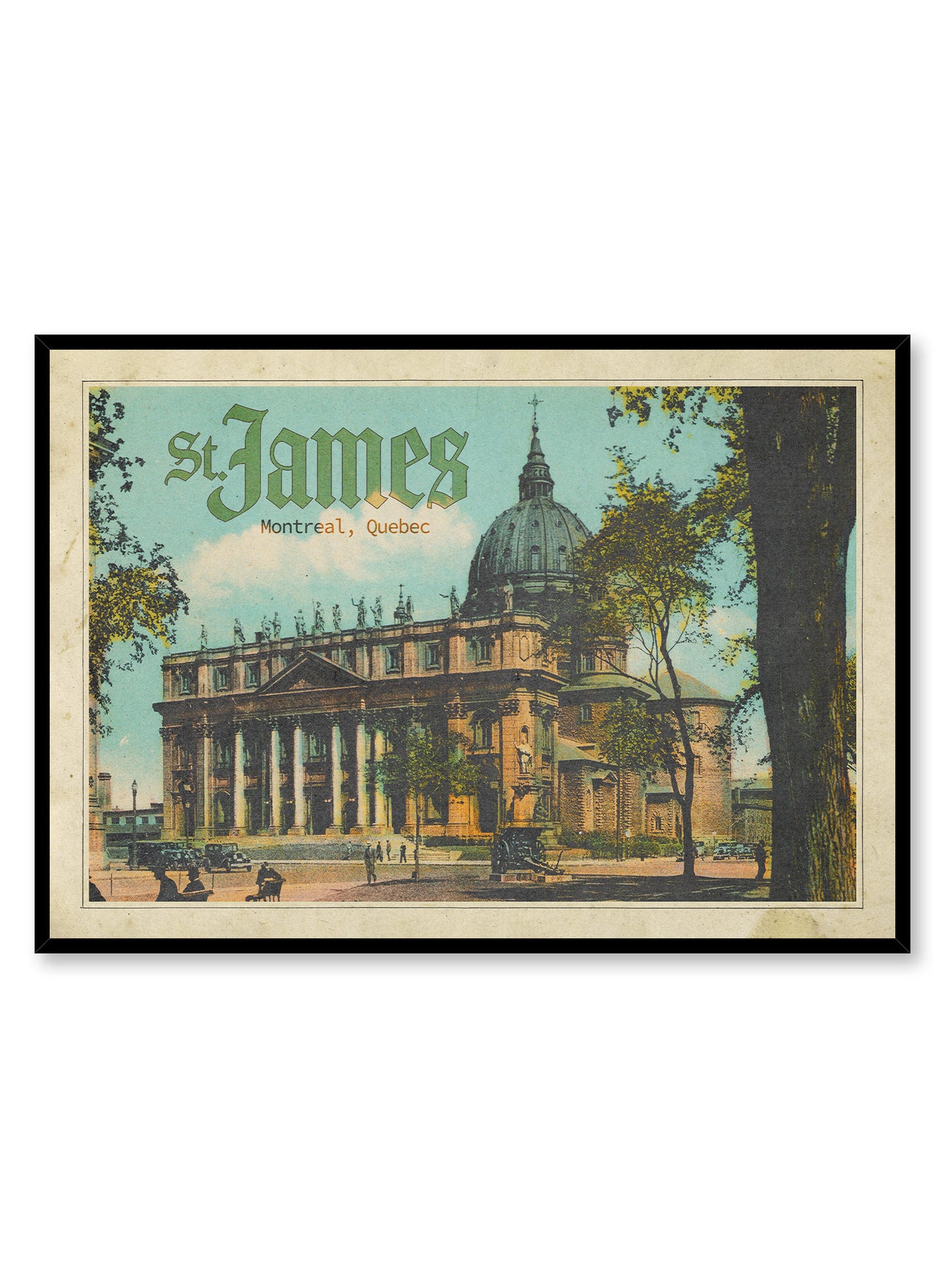 St. James Souvenir from Montreal, Poster