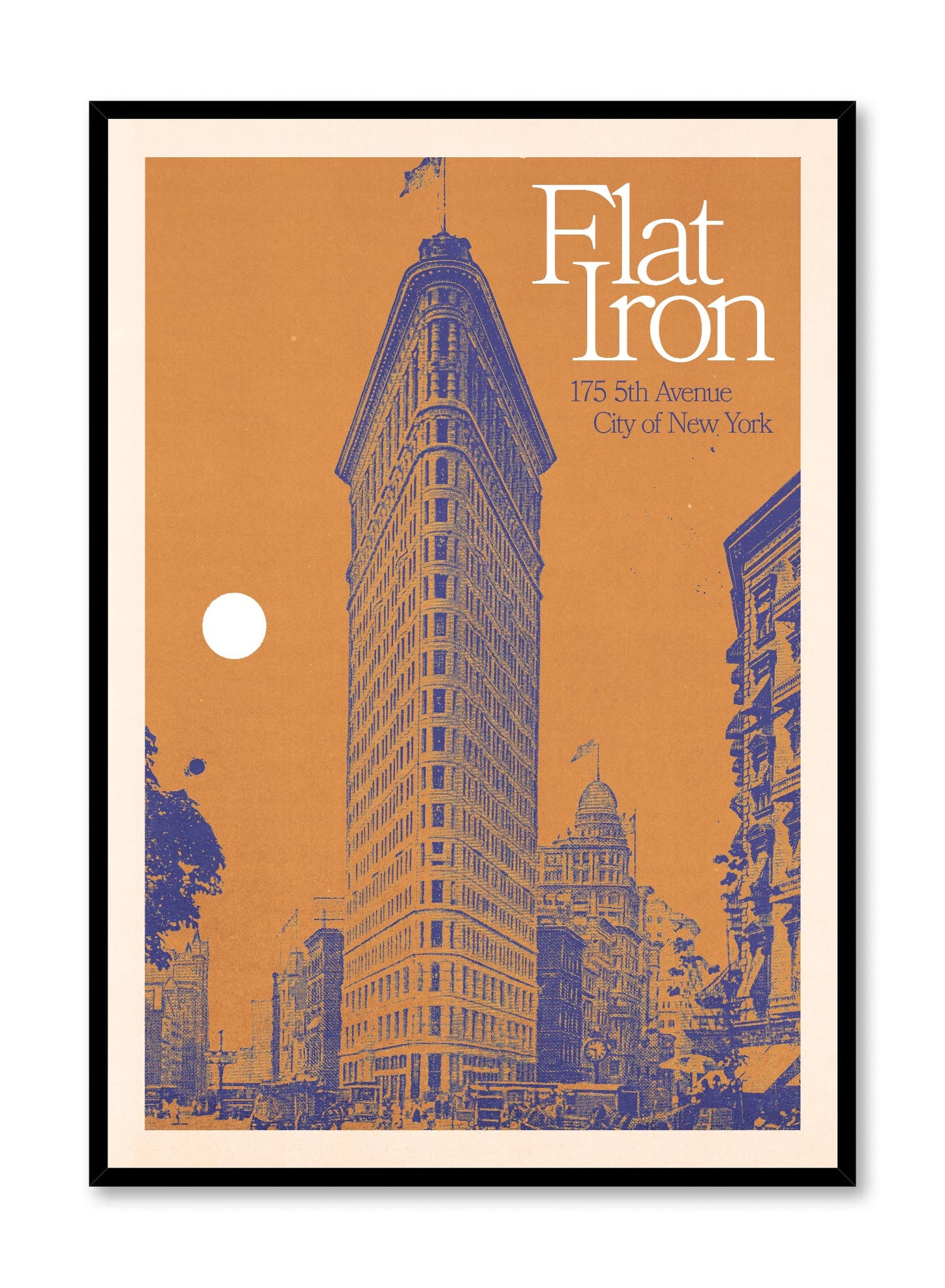 Flat Iron Greetings from New York, Poster