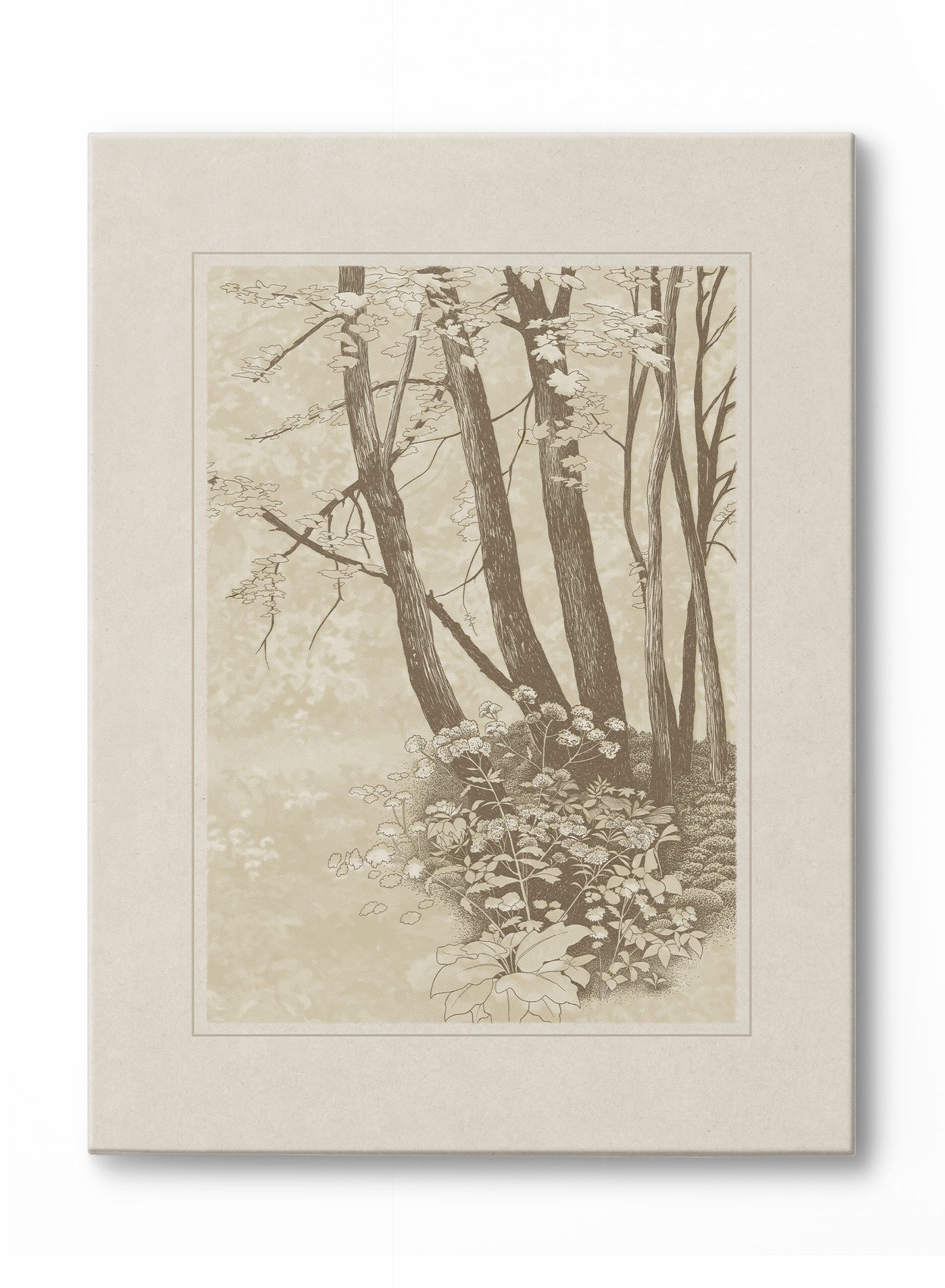 Sepia Treetops, Poster