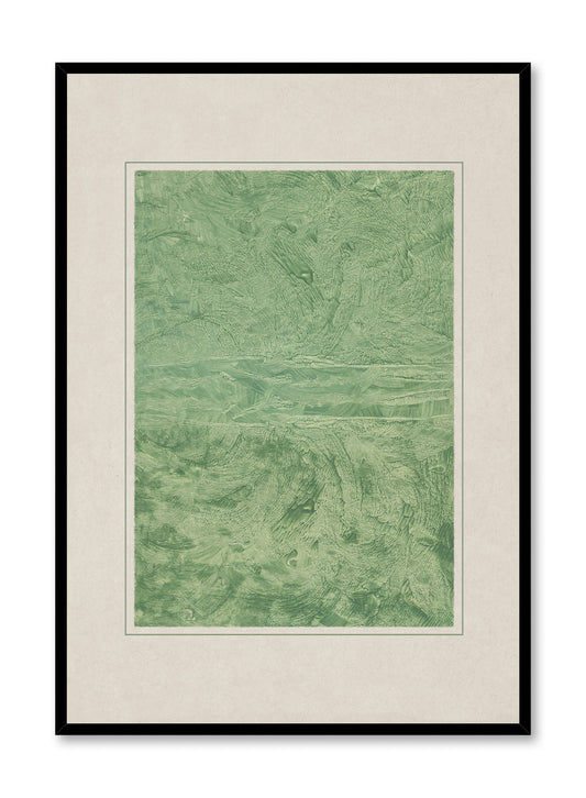 Florentine Marbling in Peridot, Poster