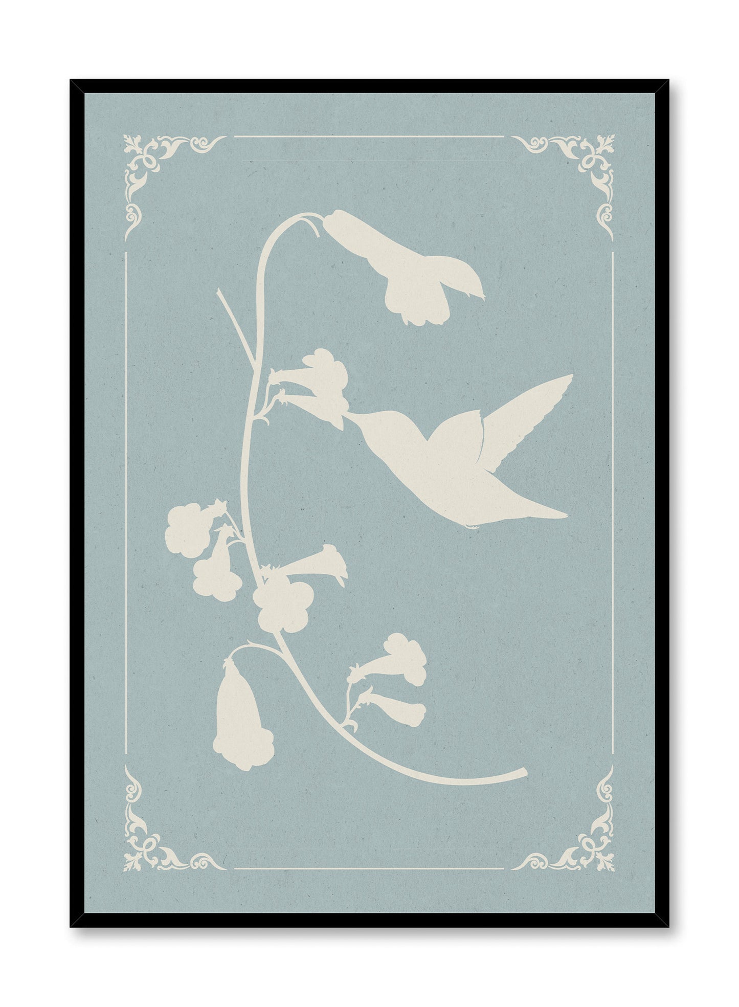 Papercut Trumpet Vine, Poster