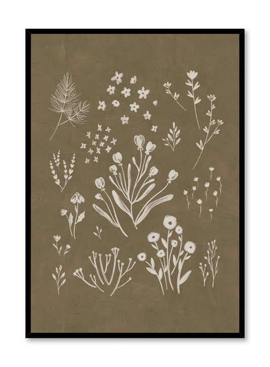 Painted Wildflowers, Poster