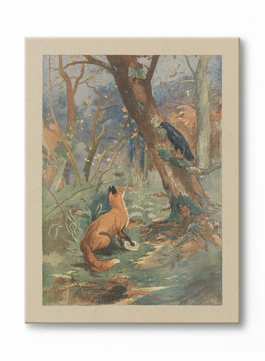 The Fox and the Crow, Canvas