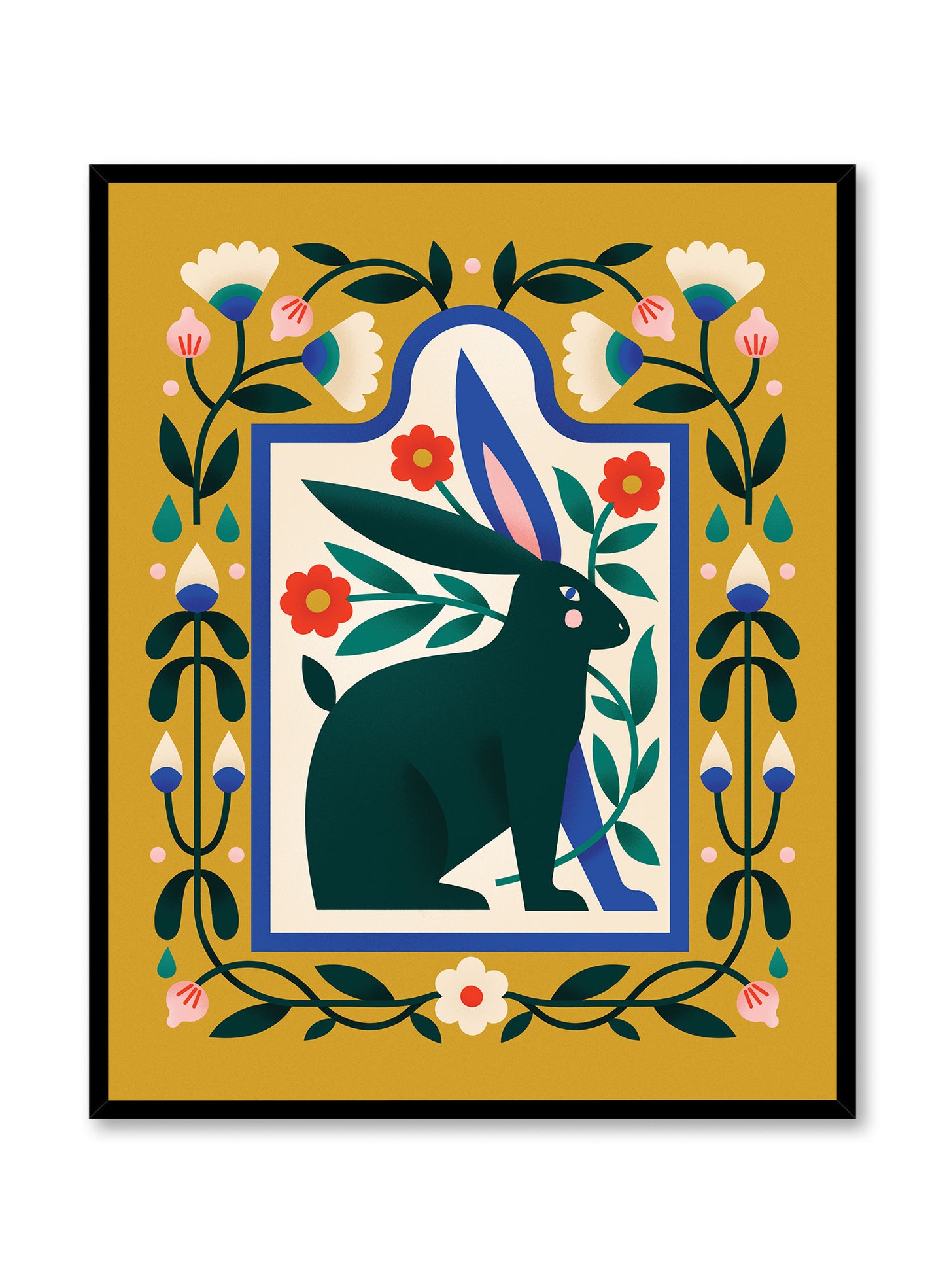 Flowers in Your Hare, Poster