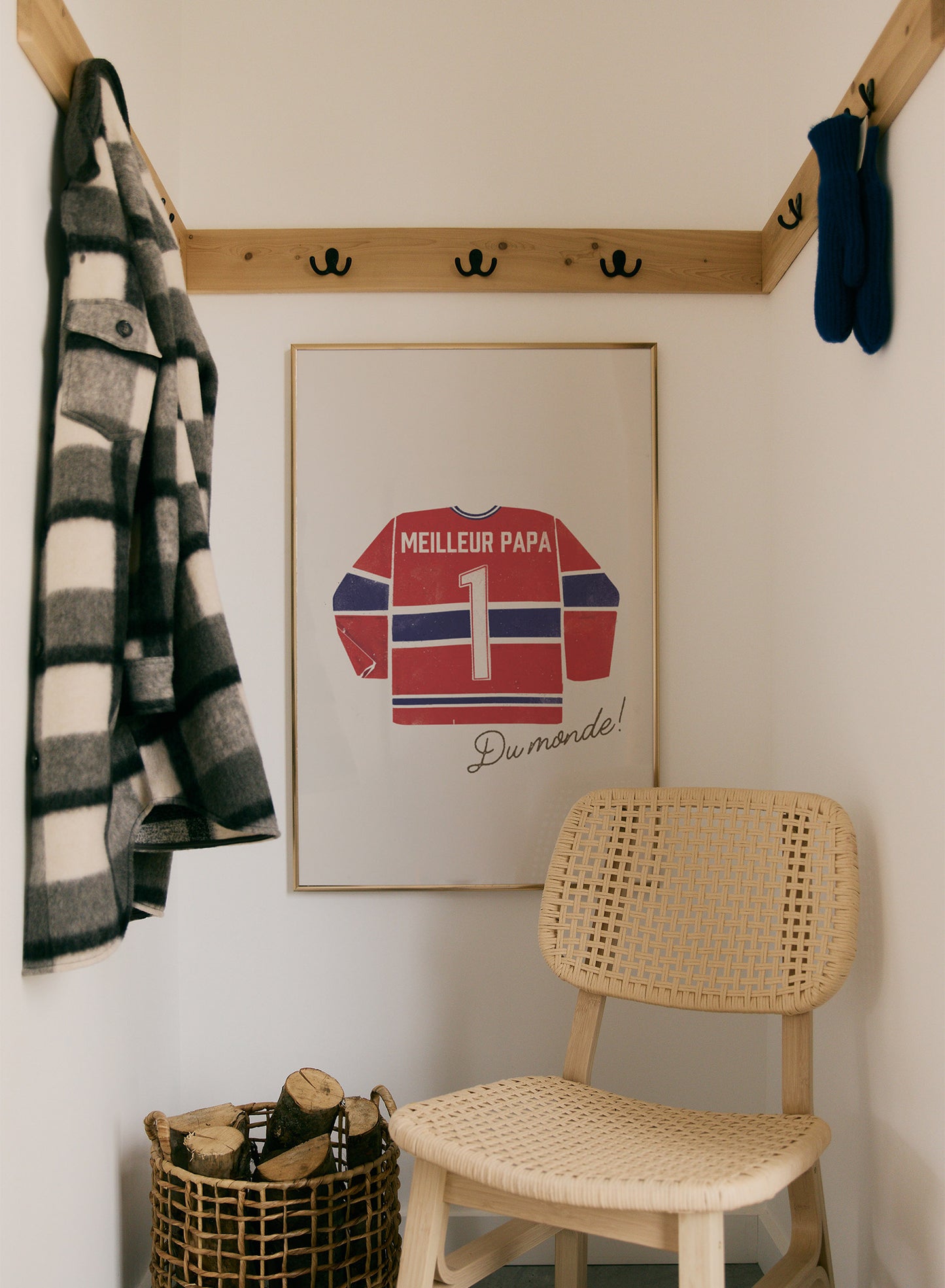 Meilleur Papa du Monde (Red and Blue), Poster