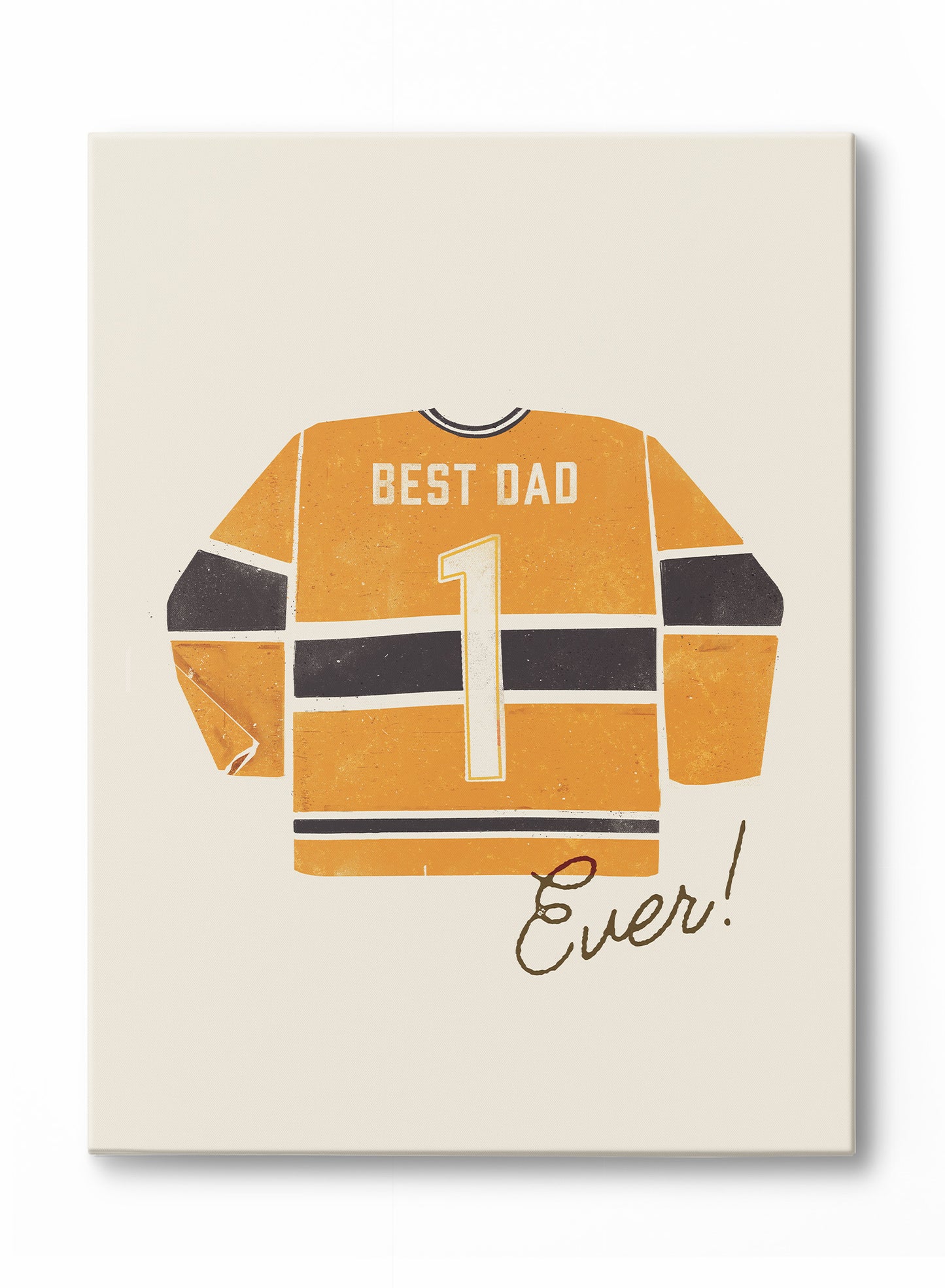 Best Dad Ever (Yellow and Blue), Poster