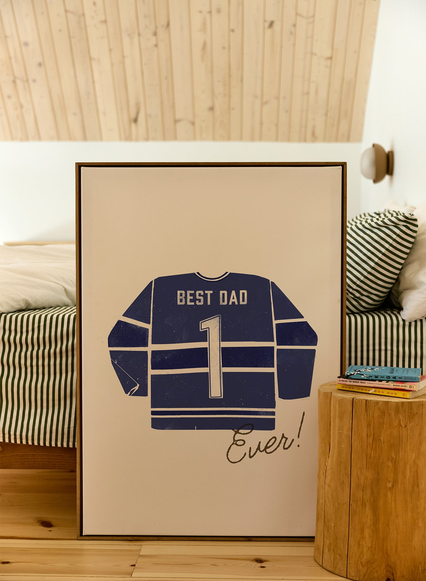 Best Dad Ever (Blue and Black), Poster