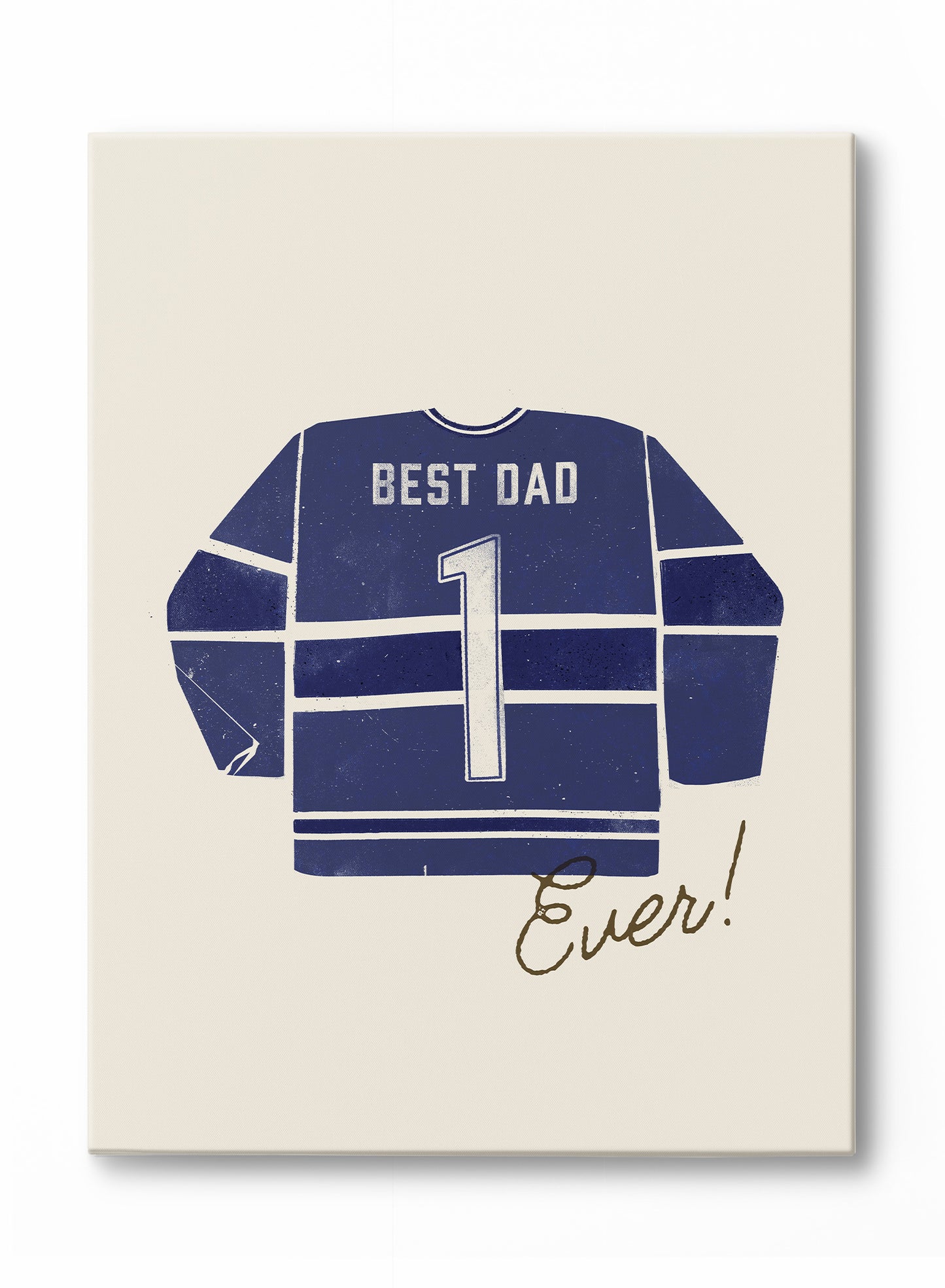 Best Dad Ever (Blue and Black), Poster