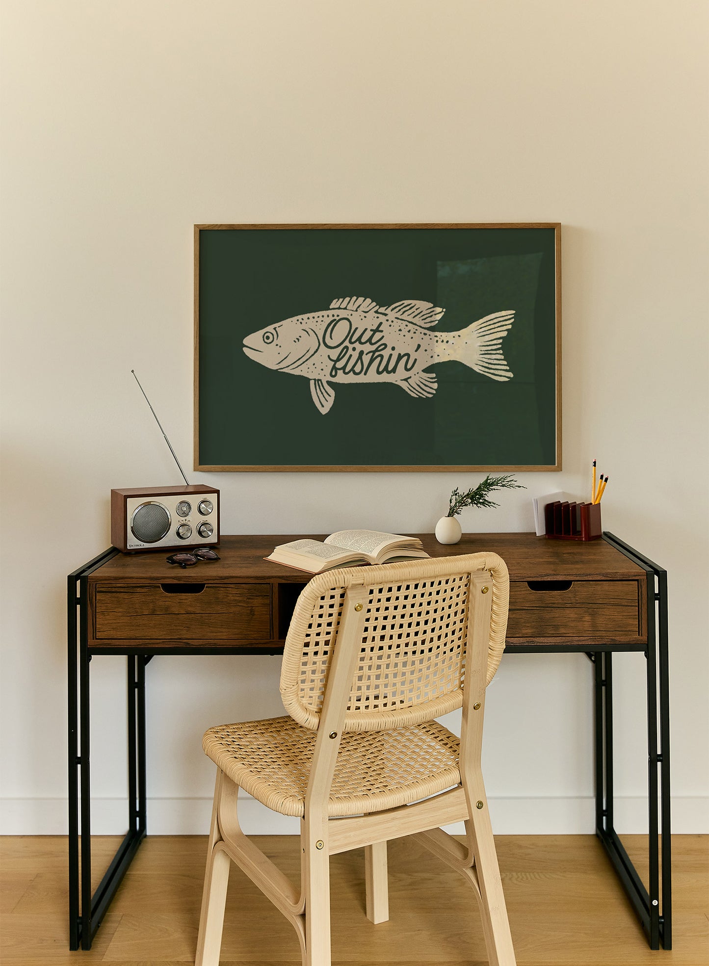 Out Fishin', Poster