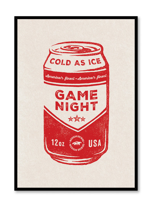 Game Night in Detroit, Poster