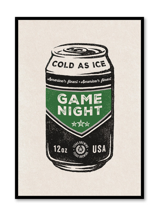 Game Night in Dallas, Poster