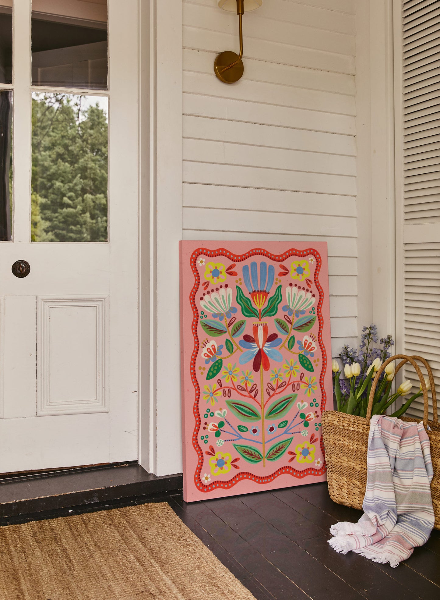 Flower Patch Symmetry, Poster