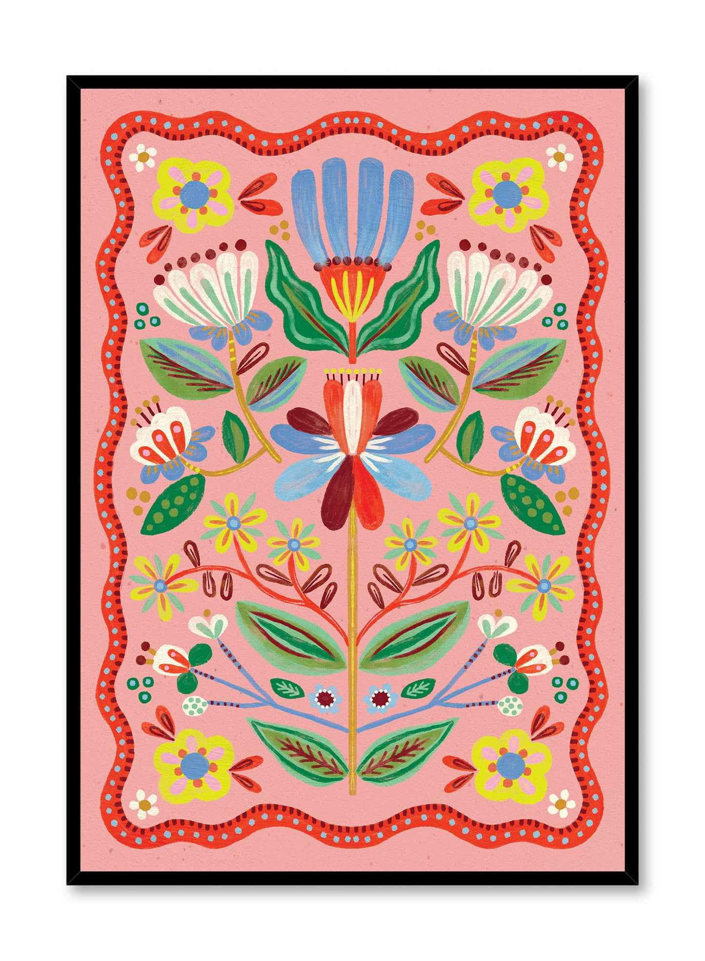 Flower Patch Symmetry, Poster