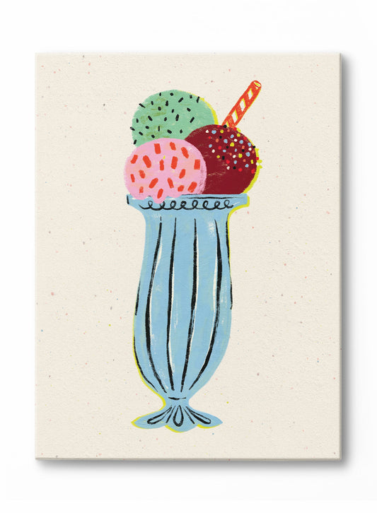 Three Scoops Please, Canvas