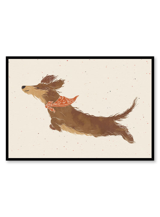 Dave the Dachshund, Poster