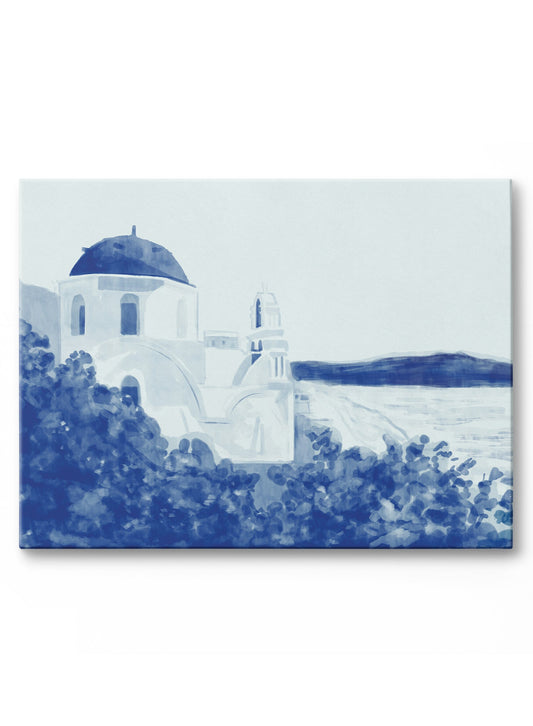 Postcard from Santorini, Canvas