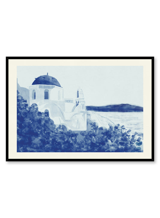 Postcard from Santorini, Poster