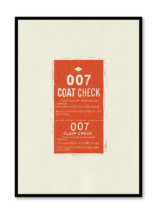 Coat Check, Poster