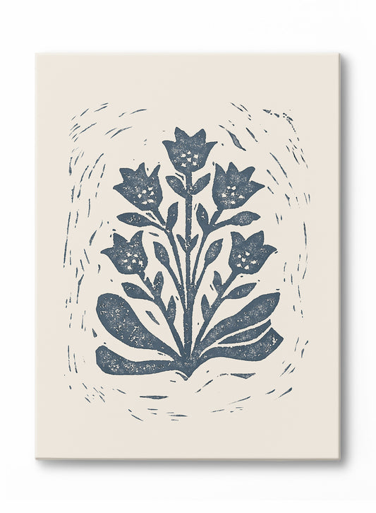 Wildflower Silhouette, Canvas