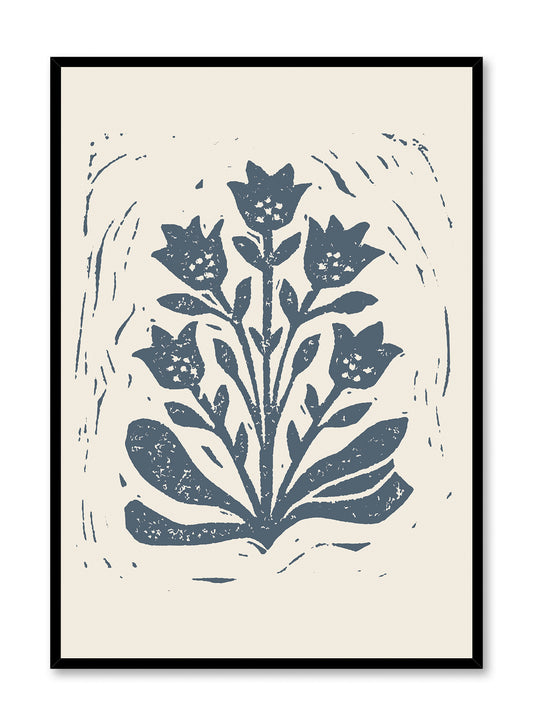 Wildflower Silhouette, Poster