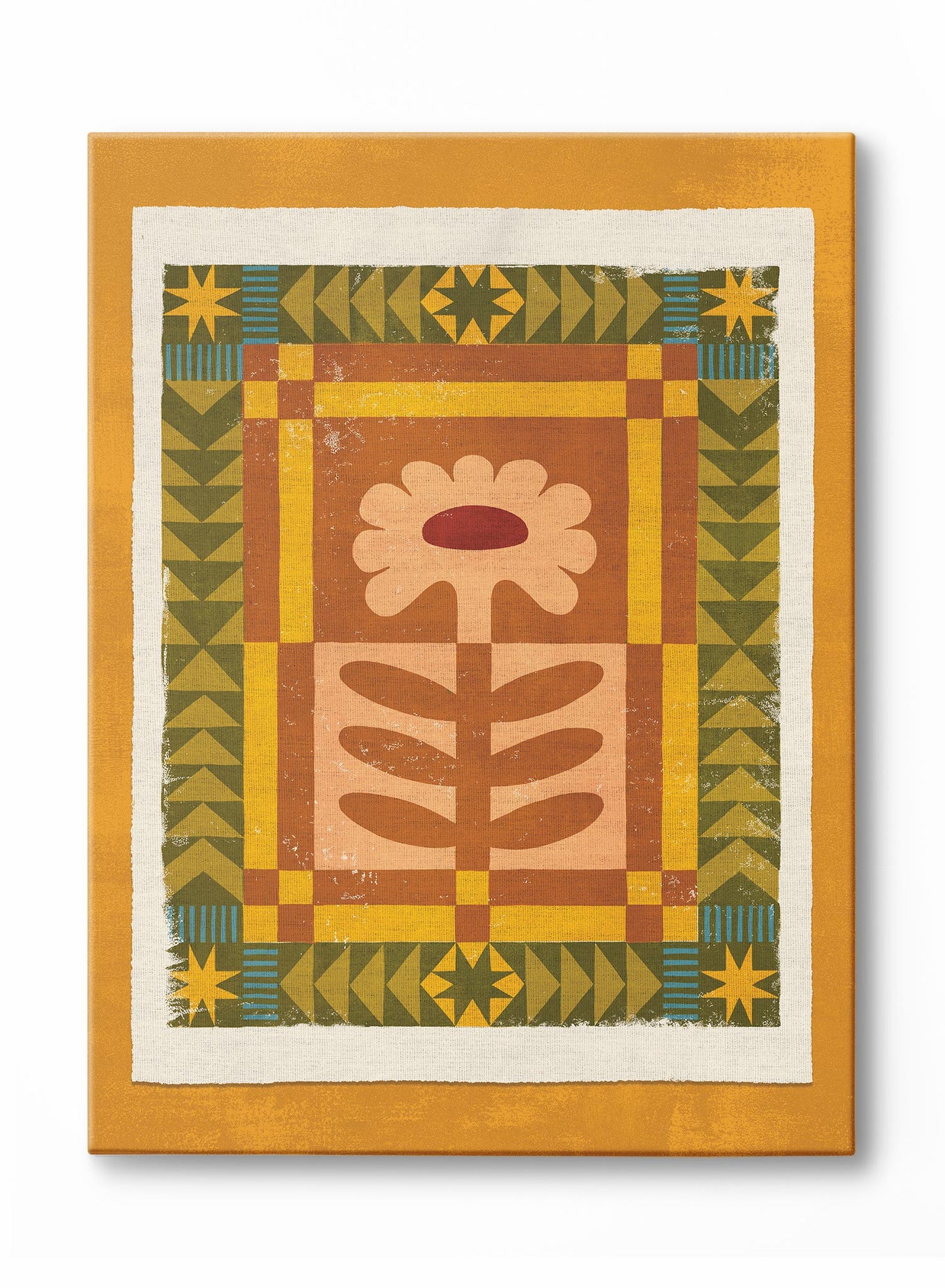 Petals in Patchwork, Poster