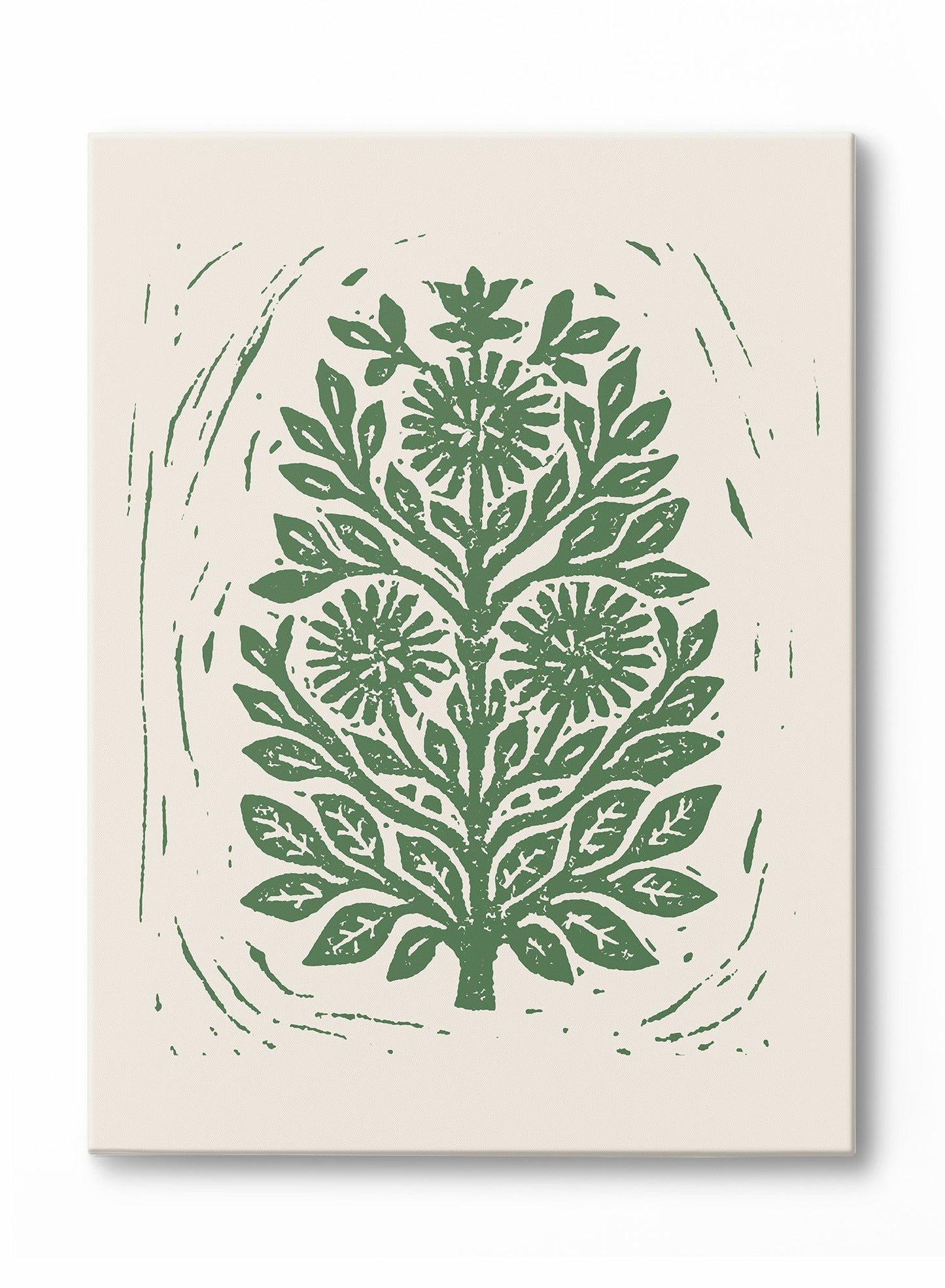 Verdant Blooms, Canvas