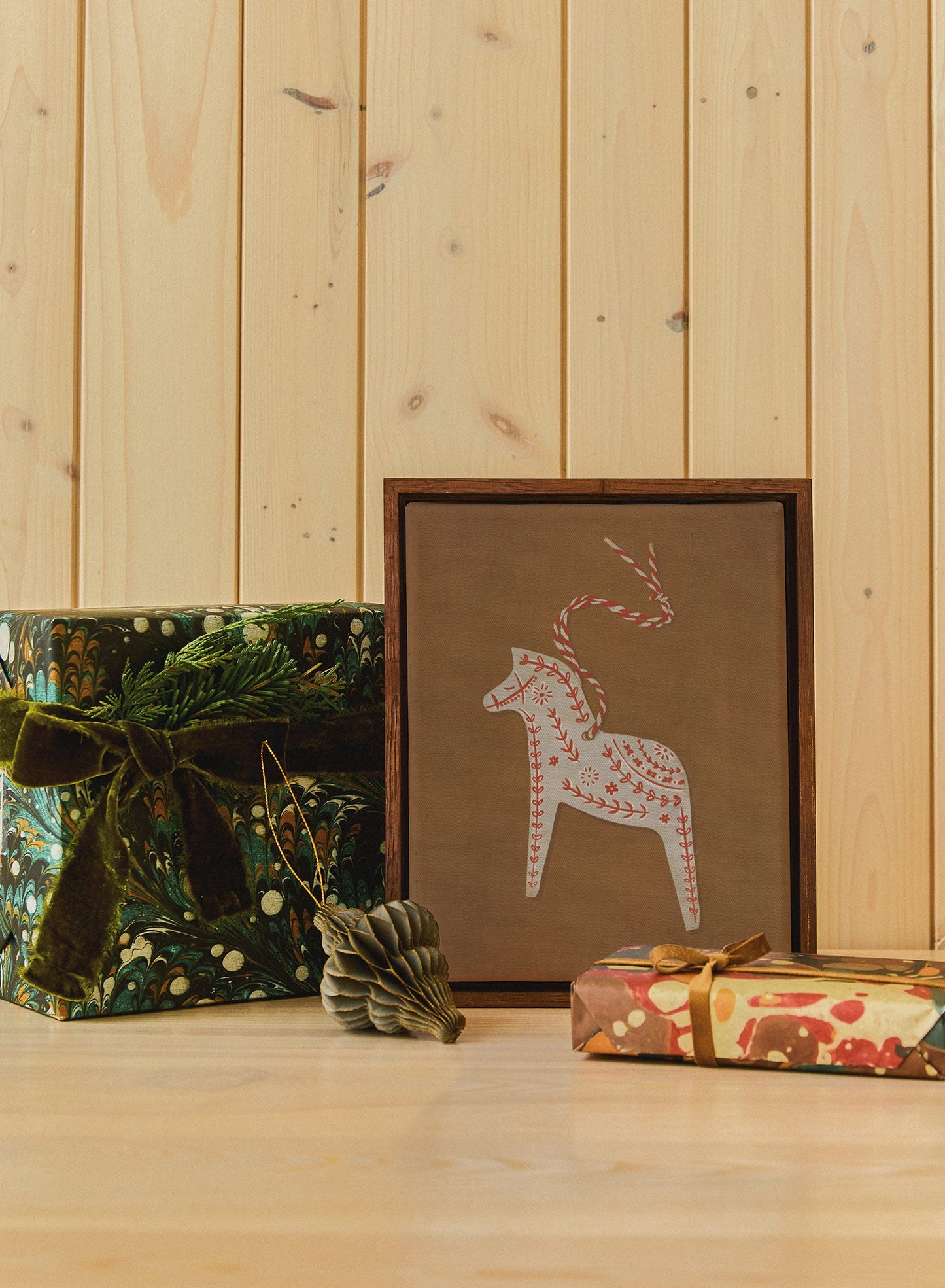 Little Scandi Horse, Canvas