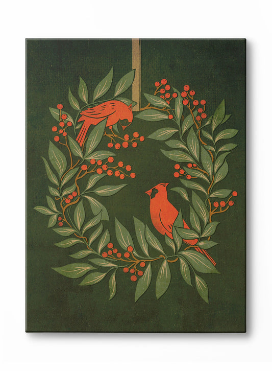 Winter Cardinals, Canvas