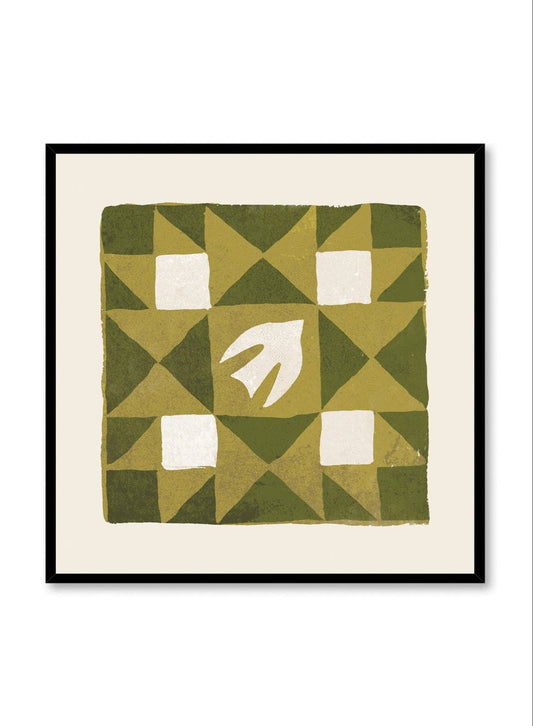 Quilt Square III, Poster