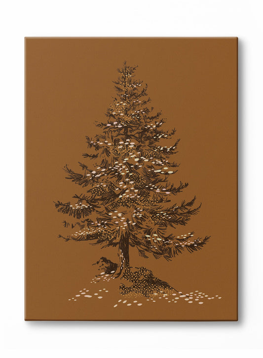 Powdered Pines, Canvas